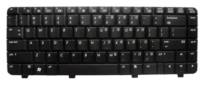 Replacement laptop keyboard HP COMPAQ 6520 6720 540 550 (SMALL ENTER)