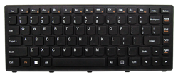 Replacement laptop keyboard IBM LENOVO M30-70 S40-70 S300 S400 (BLACK WITH FRAME)