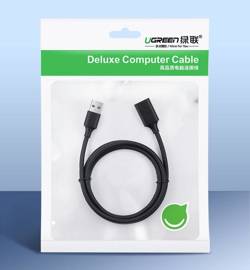 Ugreen USB 3.0 (female) - USB 3.0 (male) cable extension cord 2 m black (US129 10373)